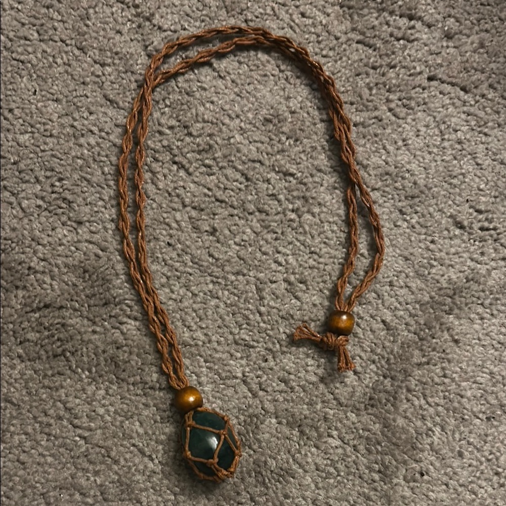 Handmade Aventurine Adjustable Necklace